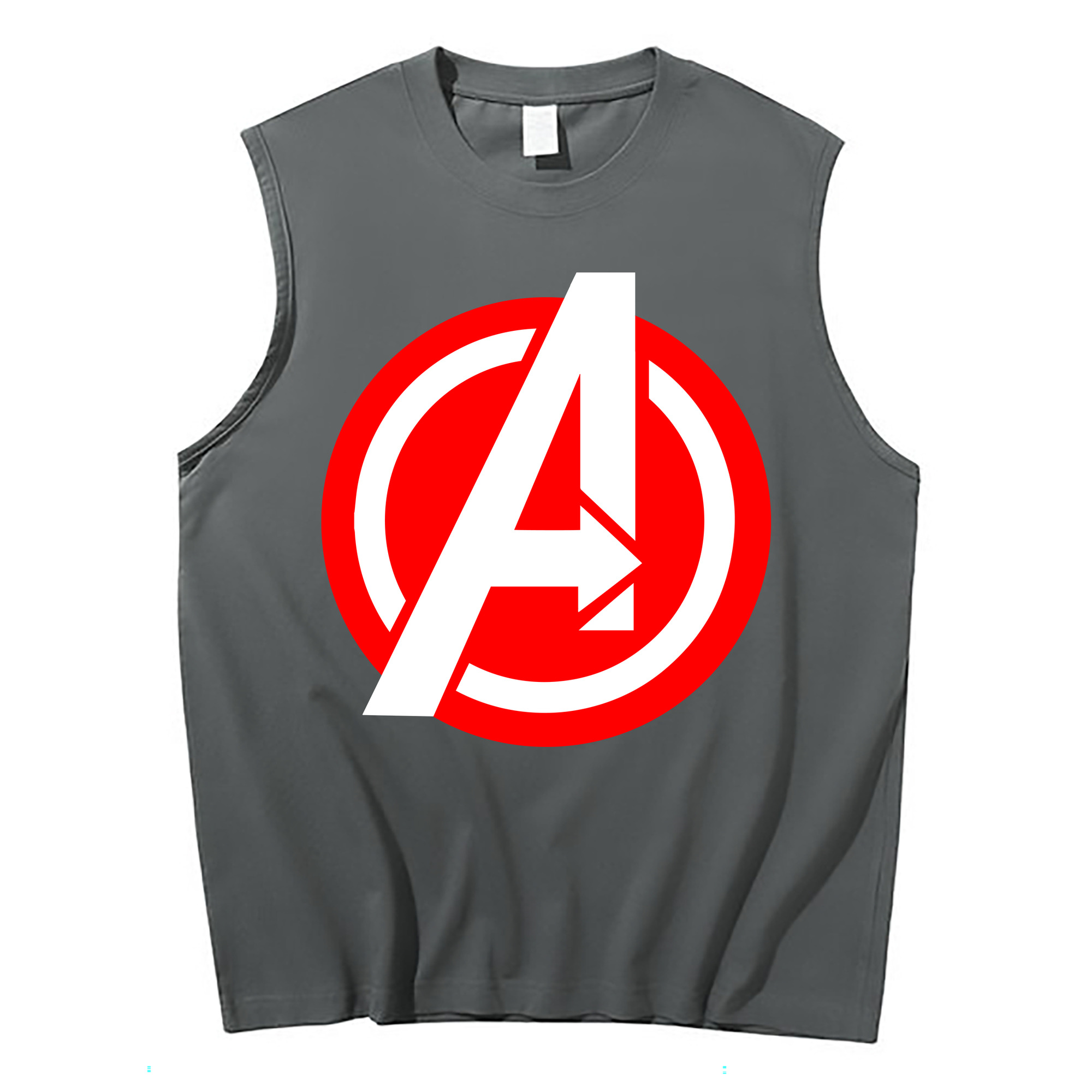 （画像用） アベンジャーズ The Avengers コットン100％タンクトップ（フロントプリント）